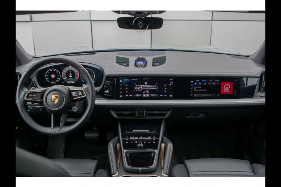 Porsche Cayenne 3.0 E-Hybrid SportDesign|Passenger Display|21''|Luchtvering|HUD|ACC|Bose|18-voudig|Panorama|Stoelkoeling