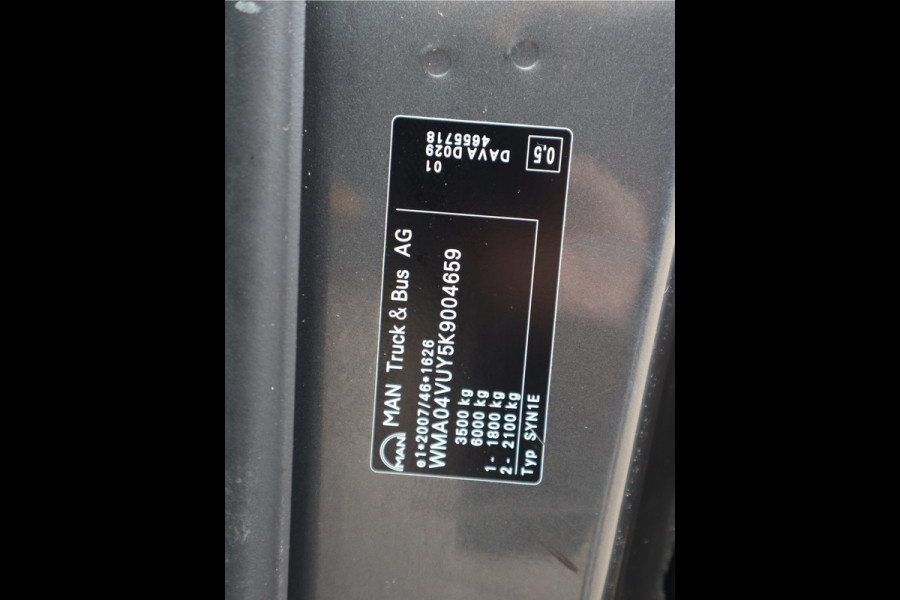 MAN TGE 35 2.0 177pk Euro 6 Automaat - 4Motion 4x4 - L3H3 - Trekhaak 3,5t KG