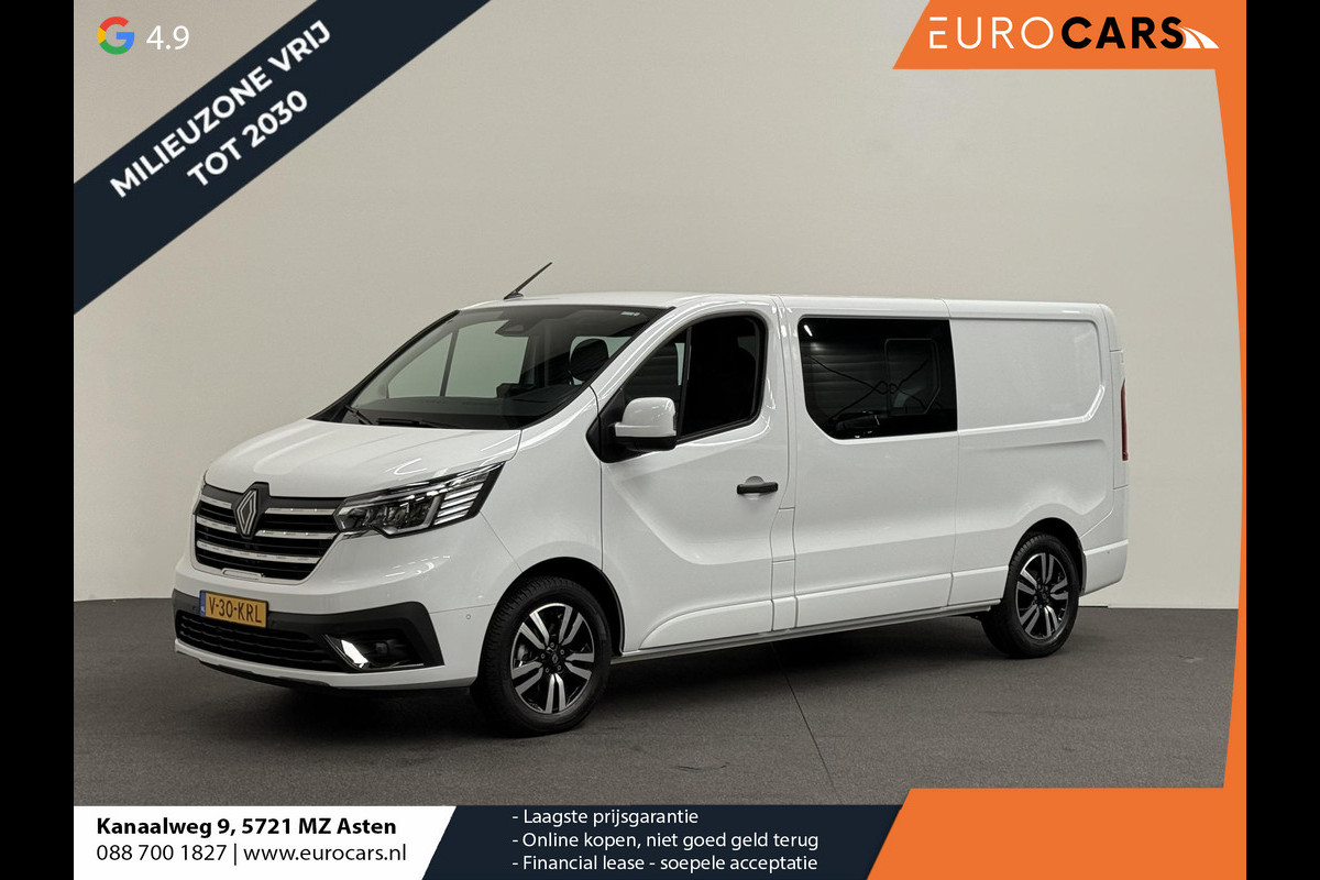 Renault Trafic 2.0 Blue dC1 150 EDC T29 L2H1 Extra Dubbele Cabine Navigatie Airco Lichtmetalen velgen Betimmering Trekhaak Camera Parkeer sensoren Dab