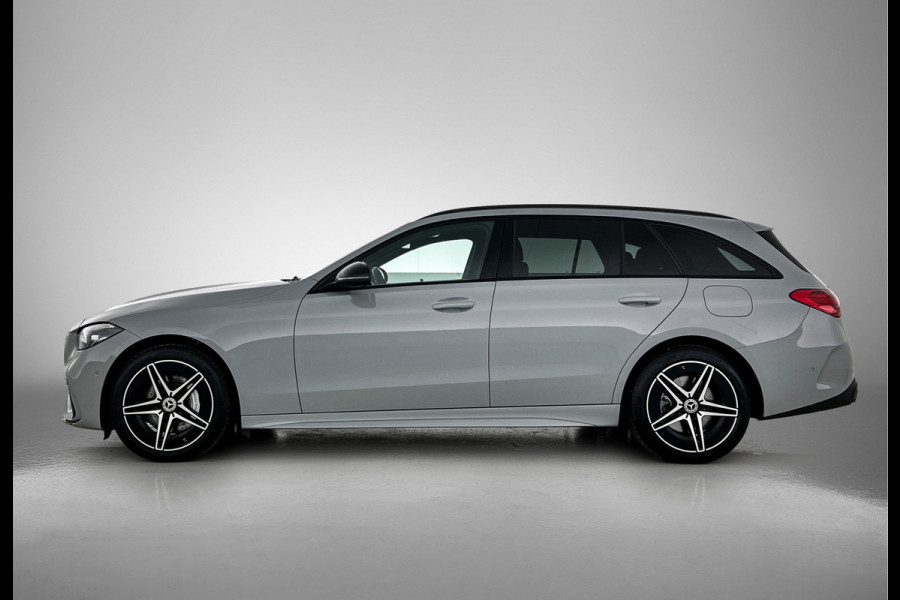 Mercedes-Benz C-Klasse Estate 300 e AMG Plug-In Hybride AMG Line | Night Pakket | Memory Voorstoelen | Easy-Pack Achterklep | Stuur en Stoelverwarming. Inclusief 24 maanden Mercedes-Benz Certified garantie voor Europa.