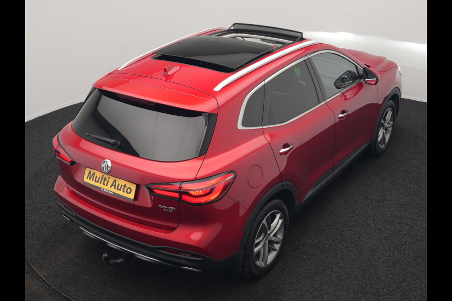 MG EHS 1.5 TGDI Luxury PHEV 258pk Dealer O.H | Trekhaak | Panodak | 360 Camera | Adaptive Cruise | Lederen Sportstoelen Verwarmd | Keyless | Pilot Assist | Blis | Apple Carplay | Virtual | Navigatie | DAB+ | Plug In Hybrid |
