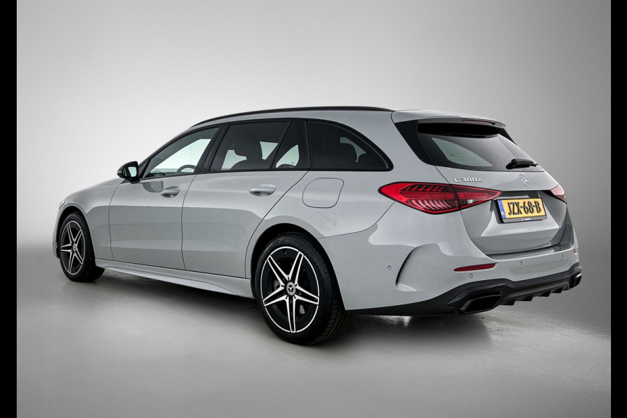Mercedes-Benz C-Klasse Estate 300 e AMG Plug-In Hybride AMG Line | Night Pakket | Memory Voorstoelen | Easy-Pack Achterklep | Stuur en Stoelverwarming. Inclusief 24 maanden Mercedes-Benz Certified garantie voor Europa.