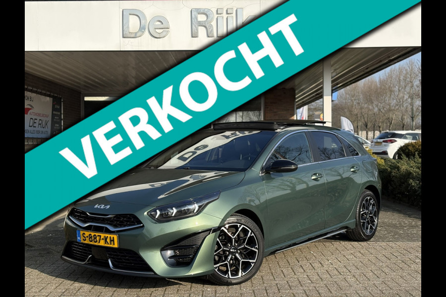 Kia Ceed 1.5 T-GDi GT-Line | Pano, Leder/Alcantara, Navi, Carplay/Android, Camera, Stoel+Stuurverw. | Dealeronderhouden | 1e Eig |