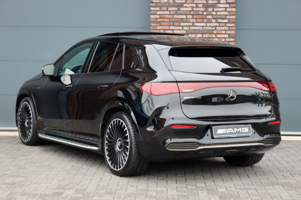 Mercedes-Benz EQE SUV AMG 43 4MATIC Premium 91 kWh | Hyperscreen | Luchtvering | Achterasbesturing | Distronic+ | Carbon | Burmester | Trekhaak | Warmtepomp | Verwarmd Stuurwiel | HUD | Panoramadak |