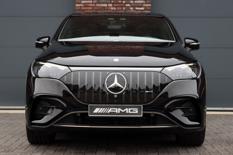 Mercedes-Benz EQE SUV AMG 43 4MATIC Premium 91 kWh | Hyperscreen | Luchtvering | Achterasbesturing | Distronic+ | Carbon | Burmester | Trekhaak | Warmtepomp | Verwarmd Stuurwiel | HUD | Panoramadak |