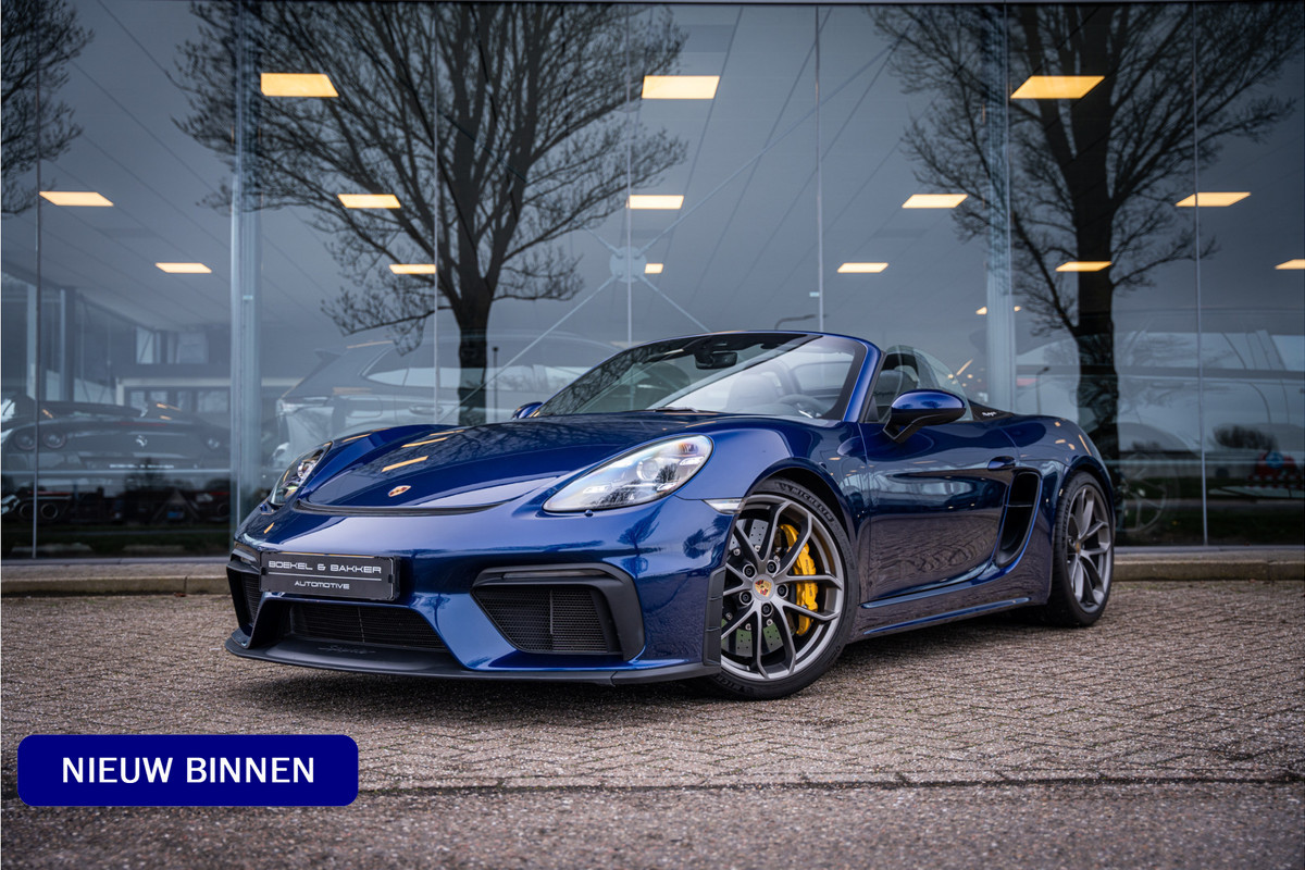 Porsche 718 Spyder 4.0 (420pk) ** PCCB Ceramic ** PDLS+ ** AppleCarplay ** PVTS ** Sport Chrono Sportstoelen Plus ** PTV ** Sportuitlaat