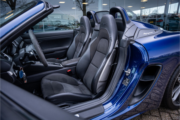 Porsche 718 Spyder 4.0 (420pk) ** PCCB Ceramic ** PDLS+ ** AppleCarplay ** PVTS ** Sport Chrono Sportstoelen Plus ** PTV ** Sportuitlaat