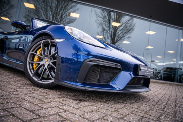 Porsche 718 Spyder 4.0 (420pk) ** PCCB Ceramic ** PDLS+ ** AppleCarplay ** PVTS ** Sport Chrono Sportstoelen Plus ** PTV ** Sportuitlaat