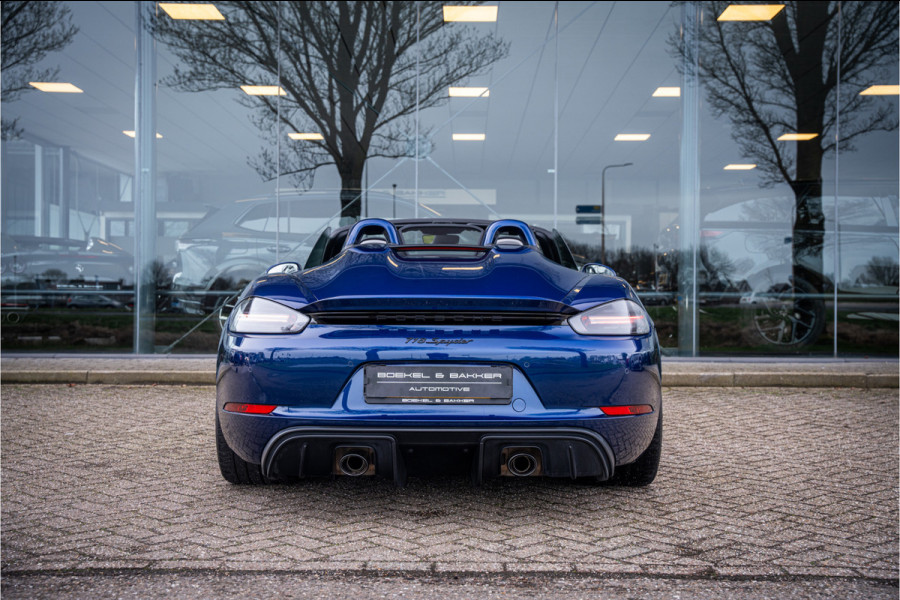 Porsche 718 Spyder 4.0 (420pk) ** PCCB Ceramic ** PDLS+ ** AppleCarplay ** PVTS ** Sport Chrono Sportstoelen Plus ** PTV ** Sportuitlaat
