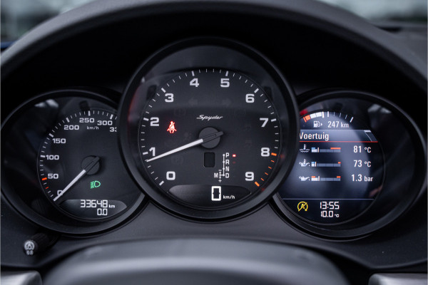 Porsche 718 Spyder 4.0 (420pk) ** PCCB Ceramic ** PDLS+ ** AppleCarplay ** PVTS ** Sport Chrono Sportstoelen Plus ** PTV ** Sportuitlaat