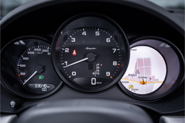 Porsche 718 Spyder 4.0 (420pk) ** PCCB Ceramic ** PDLS+ ** AppleCarplay ** PVTS ** Sport Chrono Sportstoelen Plus ** PTV ** Sportuitlaat