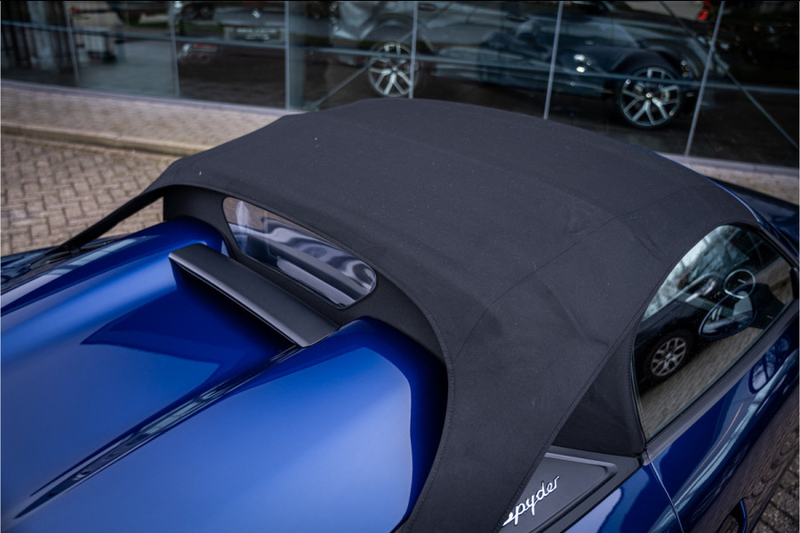 Porsche 718 Spyder 4.0 (420pk) ** PCCB Ceramic ** PDLS+ ** AppleCarplay ** PVTS ** Sport Chrono Sportstoelen Plus ** PTV ** Sportuitlaat