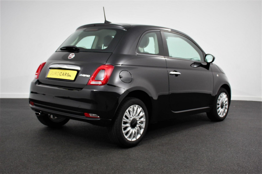 Fiat 500 1.0 Hybrid Lounge Plus | Navigatie | Panorama Dak | Parkeersensoren Achter | Climatronic | lichtmetalen Velgen | Dab