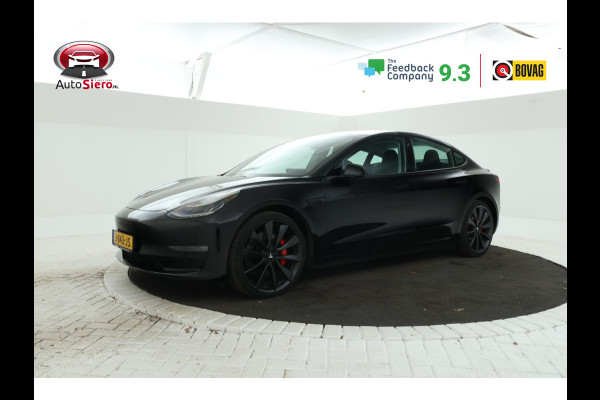 Tesla Model 3 Performance AWD 75 kWh Full Black! Track Modus, Stoelverwarming