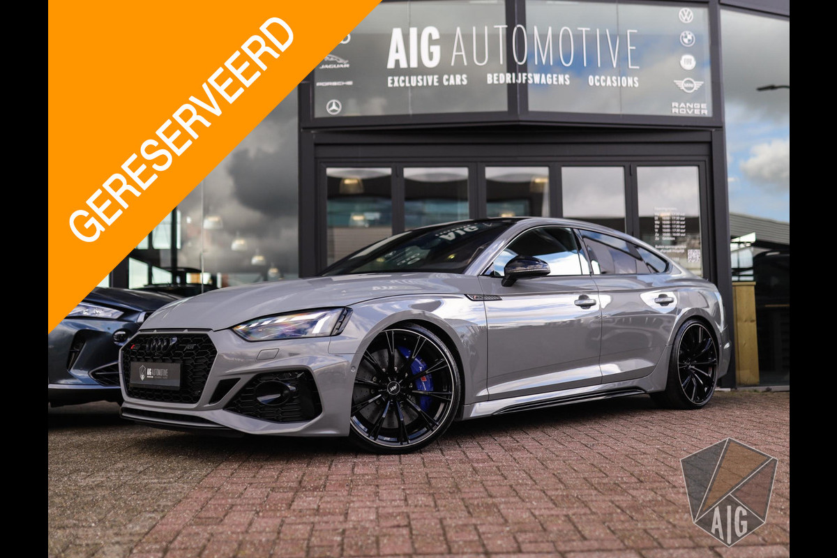 Audi RS5 Sportback 2.9 TFSI A5 quattro | ABT | Massage | Keramisch | Laser | 360° Camera | Stoel/Stuurverw. | Leder | Pano