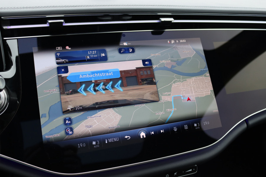 Mercedes-Benz E-Klasse AMG 53 4MATIC+ Premium | 612pk | Hyperscreen | Achterasbesturing | Distronic+ | Burmester | HUD | Digital Light | Stoelventilatie | Surround Camera | Keyless Go | Soft-Close |