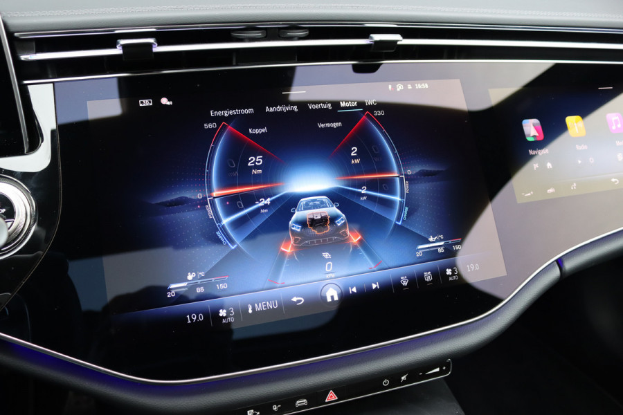 Mercedes-Benz E-Klasse AMG 53 4MATIC+ Premium | 612pk | Hyperscreen | Achterasbesturing | Distronic+ | Burmester | HUD | Digital Light | Stoelventilatie | Surround Camera | Keyless Go | Soft-Close |