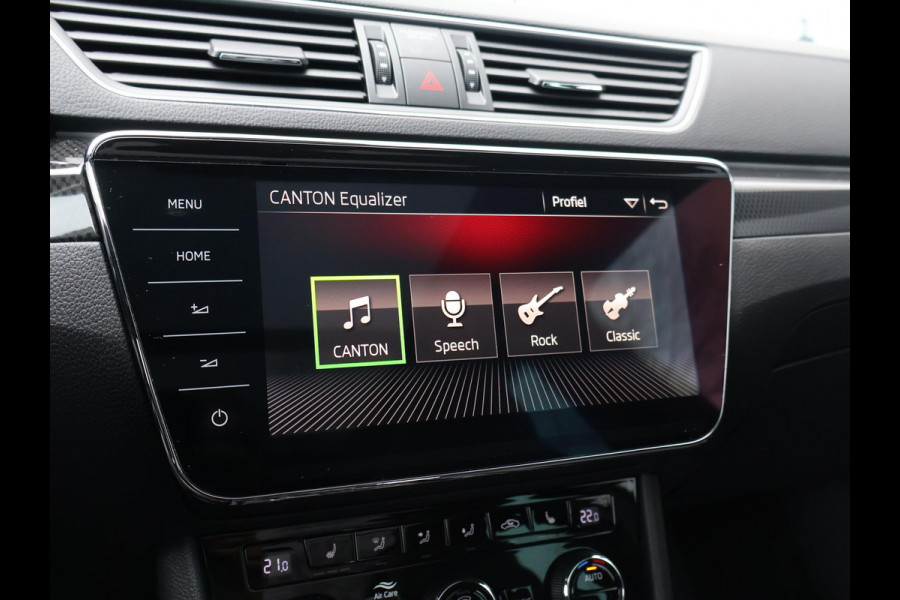 Škoda Superb Combi 1.4 TSI ACT 150 PK SPORTLINE DSG AUT. *STEEL GREY* + WEGKL. TREKHAAK | PANORAMA | 19 INCH | CANTON | ADAPTIVE CRUISE | ALCANTARA