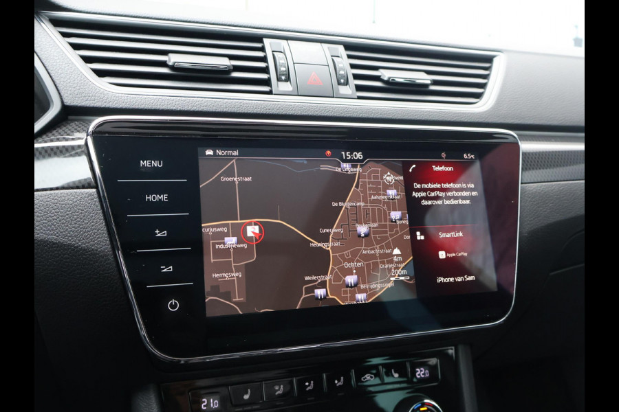 Škoda Superb Combi 1.4 TSI ACT 150 PK SPORTLINE DSG AUT. *STEEL GREY* + WEGKL. TREKHAAK | PANORAMA | 19 INCH | CANTON | ADAPTIVE CRUISE | ALCANTARA