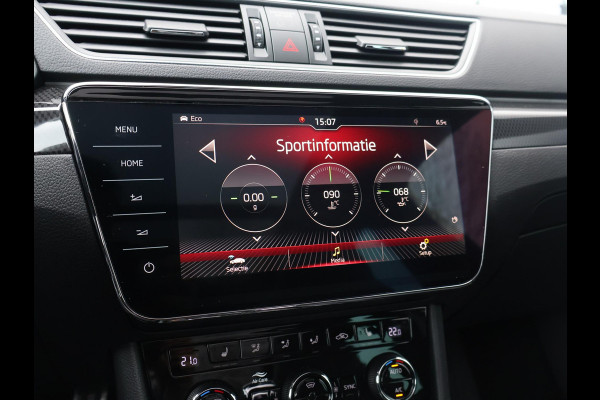 Škoda Superb Combi 1.4 TSI ACT 150 PK SPORTLINE DSG AUT. *STEEL GREY* + WEGKL. TREKHAAK | PANORAMA | 19 INCH | CANTON | ADAPTIVE CRUISE | ALCANTARA