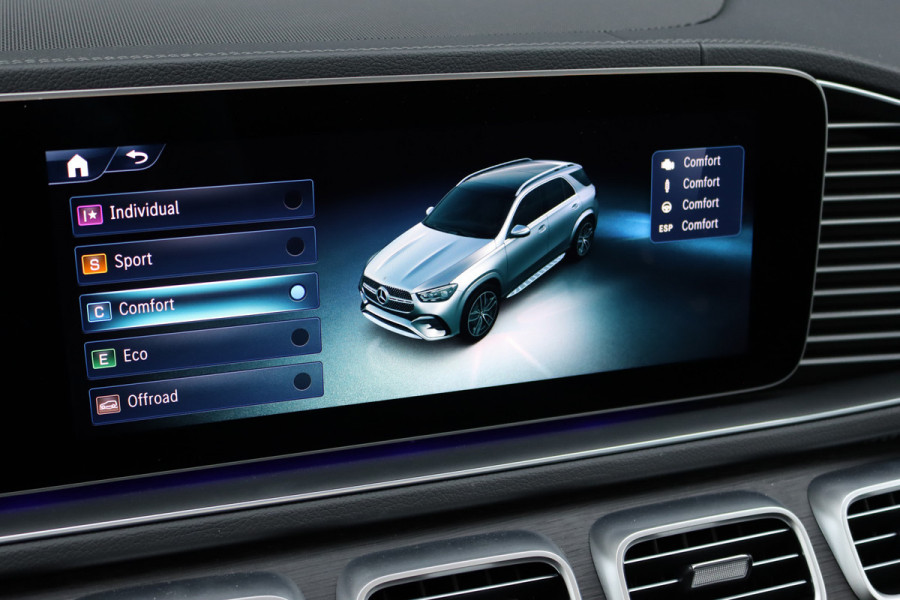 Mercedes-Benz GLE 450 d 4MATIC AMG Line Premium | Luchtvering | Distronic+ | Trekhaak | Stoelventilatie | Burmester | Verwarmd Stuurwiel | Standkachel | Panoramadak | Nappa Leder |