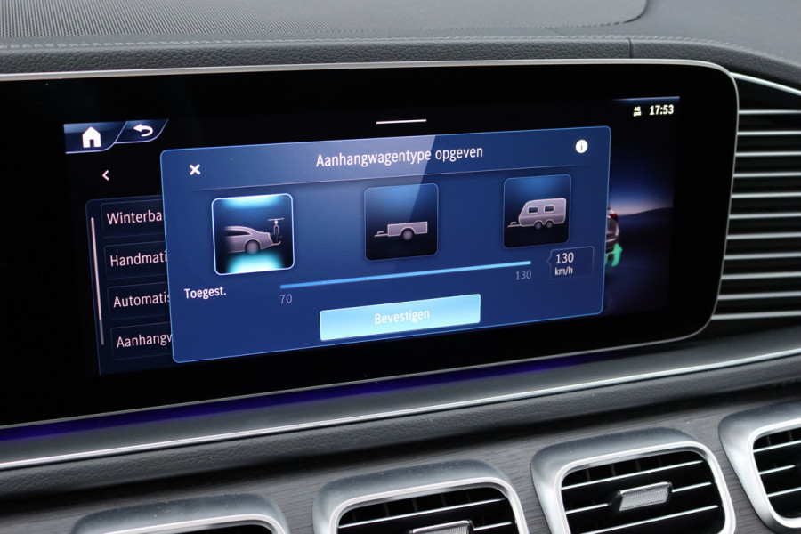 Mercedes-Benz GLE 450 d 4MATIC AMG Line Premium | Luchtvering | Distronic+ | Trekhaak | Stoelventilatie | Burmester | Verwarmd Stuurwiel | Standkachel | Panoramadak | Nappa Leder |