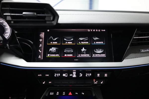 Audi S3 Sportback 2.0 TFSI quattro 310+PK LED/B&O/PANO/SFEER/ALCANTARA+S.VERWARMING+MASSAGE/18" LMV/CAM/LINE/ACC/12 MND GARANTIE!