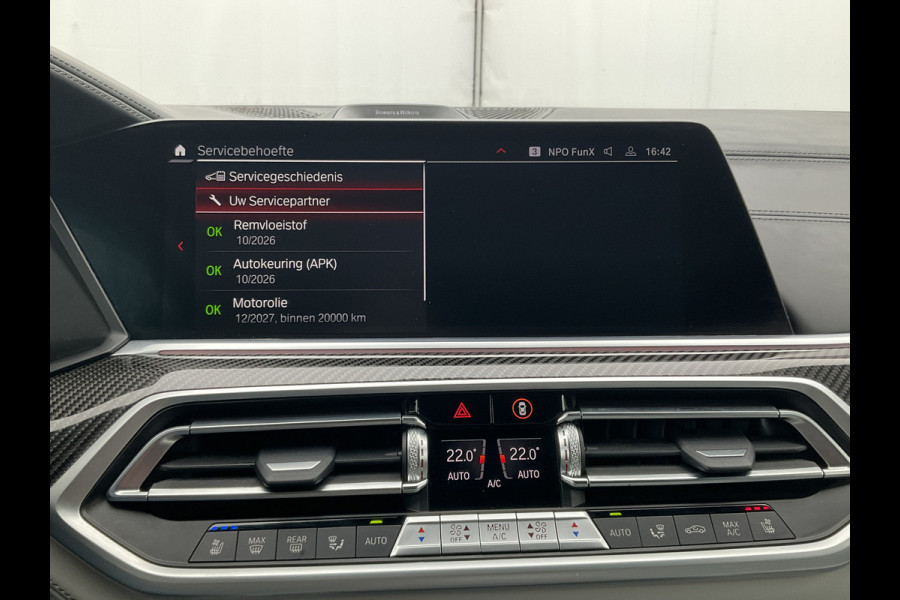 BMW X6 M Competition 626PK BTW Bowers&Wilkins Pano Nachtzicht Massage Stoelverw+Koeling BOMVOL!