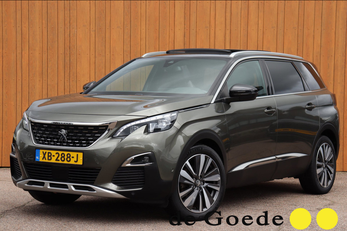 Peugeot 5008 1.2 PT BL GT-Line 7-peroons org.NL el.schuif+pano-dak camera trekhaak el.klep