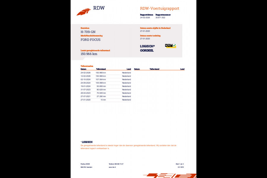 Ford Focus 1.5 EcoBoost Automaat ST Line Business