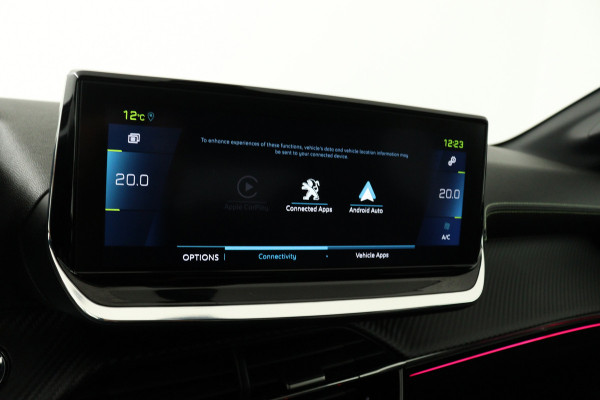 Peugeot e-208 EV GT 350 50 kWh (SFEERVERLICHTING, STOELVERWARMING, CAMERA, CRUISE ADAPTIEF, PARKEERSENSOREN)