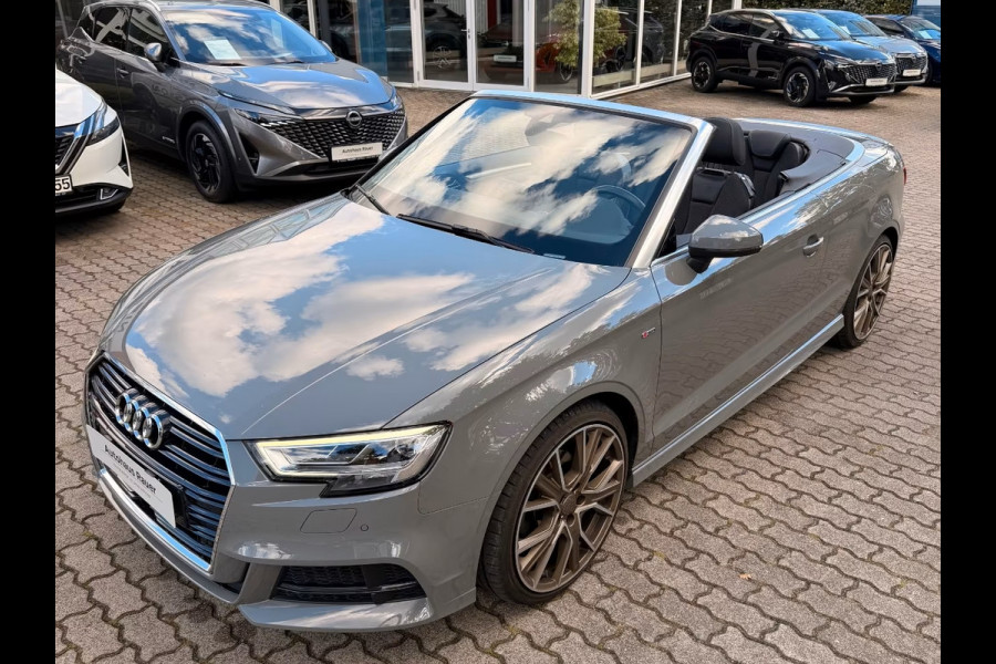 Audi A3 Cabriolet 35 Tfsi S-LINE S-Tronic ** LED, VIRTUAL, KEYLESS, NEKVERW, ACC, 19-inch LMV ** UNFALFREI - DEALER ONDERH.** ** INFORMEER OOK NAAR ONZE AANTREKKELIJKE FINANCIAL-LEASE TARIEVEN **