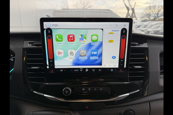 Ford E-Transit 89kWh 97.3% (SOH) 402km WLTP BEV Snelladen L2H2 Climate Control Carplay 360° Camera Stoelverwarming Parkeersensoren voor achter