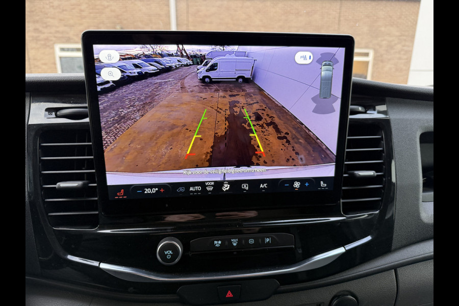 Ford E-Transit 89kWh 97.3% (SOH) 402km WLTP BEV Snelladen L2H2 Climate Control Carplay 360° Camera Stoelverwarming Parkeersensoren voor achter