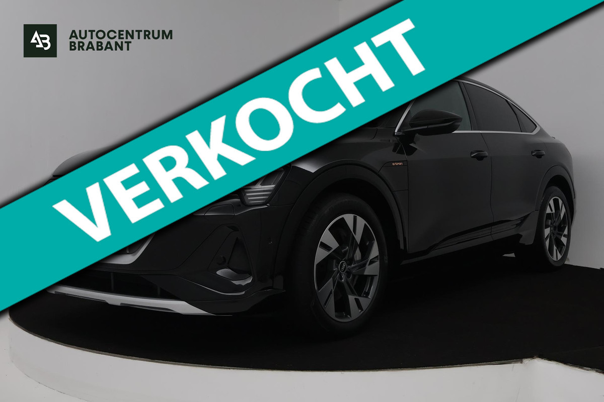 Audi e-tron Sportback 50 quattro S edition 71 kWh 93% SOH (PANORAMADAK, STOELVERWARMING, CAMERA, CARPLAY, ELEKT. STOELEN)