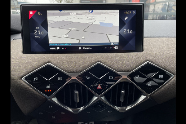 DS Ds 3 Crossback 100pk Performance Line (Stoelverwarming - Camera - Automatische Airco - Head up - Navigatie - Apple Carplay - Keyless Start)