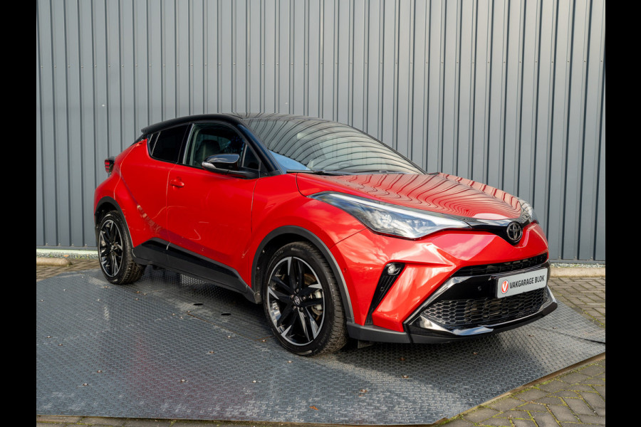 Toyota C-HR 1.8 Hybrid GR-Sport | Bi-Tone | Trekhaak | Dodehoek sensoren | Stoel & Stuur verw. | 19'' | Prijs Rijklaar!!