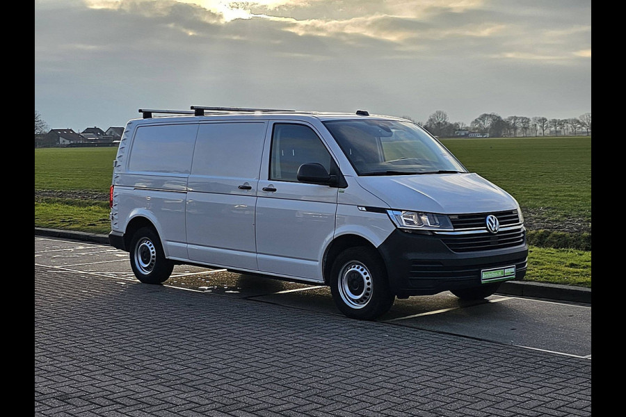 Volkswagen Transporter 2.0 TDI T6.1 L2H1 2x-Zijdeur Trekhaak Achterdeuren CarPlay!