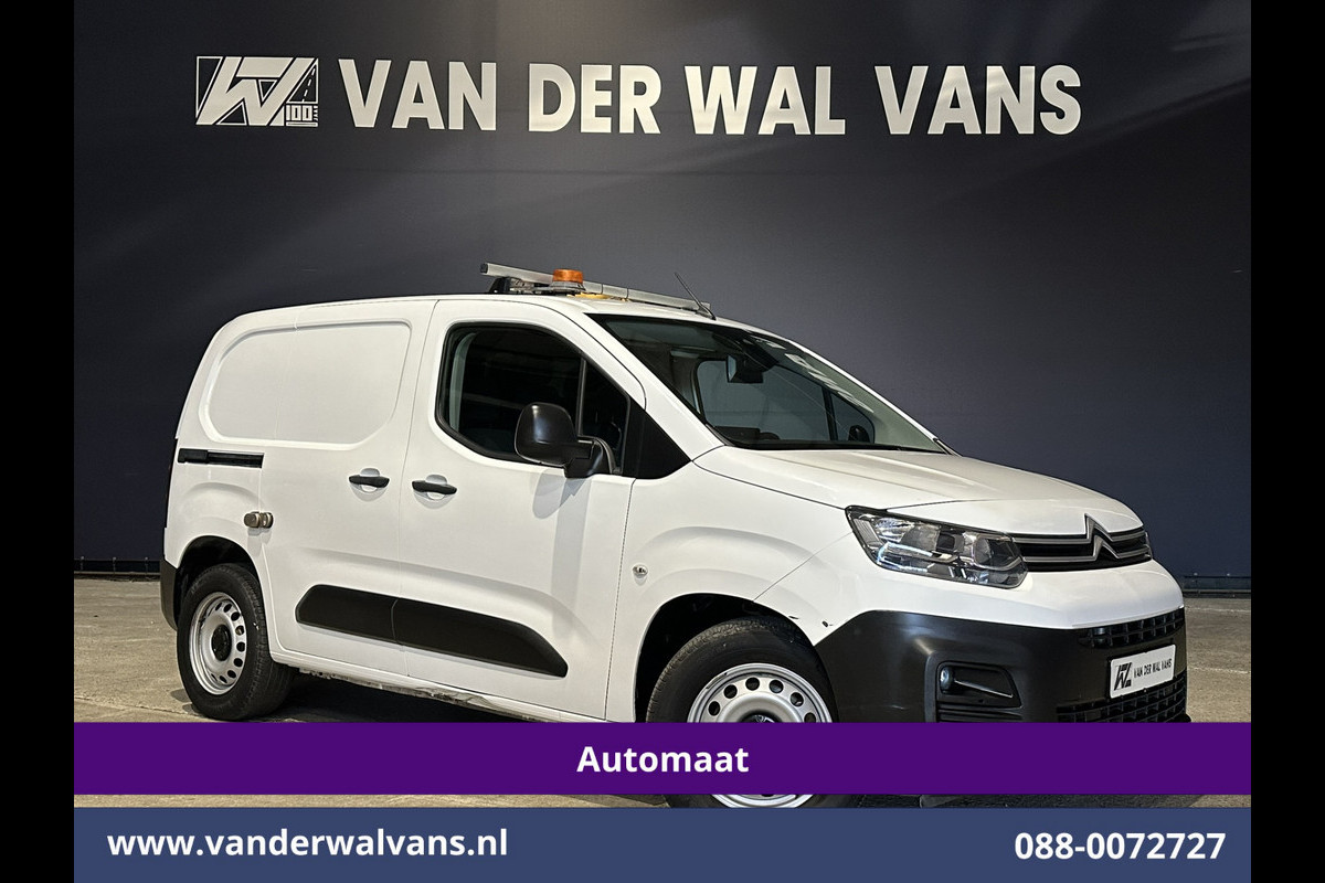 Citroën Berlingo 1.2 PureTech 131pk Automaat Benzine L1H1 Euro6 Airco | 3-Zits | Navigatie | Camera Apple Carplay, Android Auto, Cruisecontrol, Parkeersensoren, Bijrijdersbank