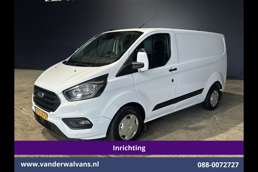 Ford Transit Custom 2.0 TDCI L1H1 Inrichting Euro6 Airco | Camera | LED | Cruisecontrol | Stoelverwarming | 2500kg Trekhaak Verwarmde voorruit, Parkeersensoren, Bijrijdersbank