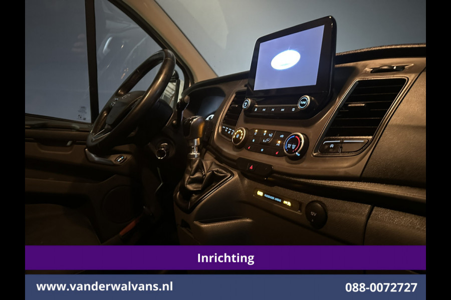 Ford Transit Custom 2.0 TDCI L1H1 Inrichting Euro6 Airco | Camera | LED | Cruisecontrol | Stoelverwarming | 2500kg Trekhaak Verwarmde voorruit, Parkeersensoren, Bijrijdersbank