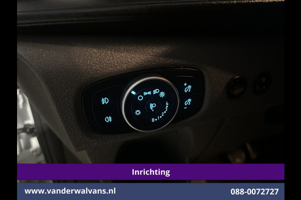 Ford Transit Custom 2.0 TDCI L1H1 Inrichting Euro6 Airco | Camera | LED | Cruisecontrol | Stoelverwarming | 2500kg Trekhaak Verwarmde voorruit, Parkeersensoren, Bijrijdersbank