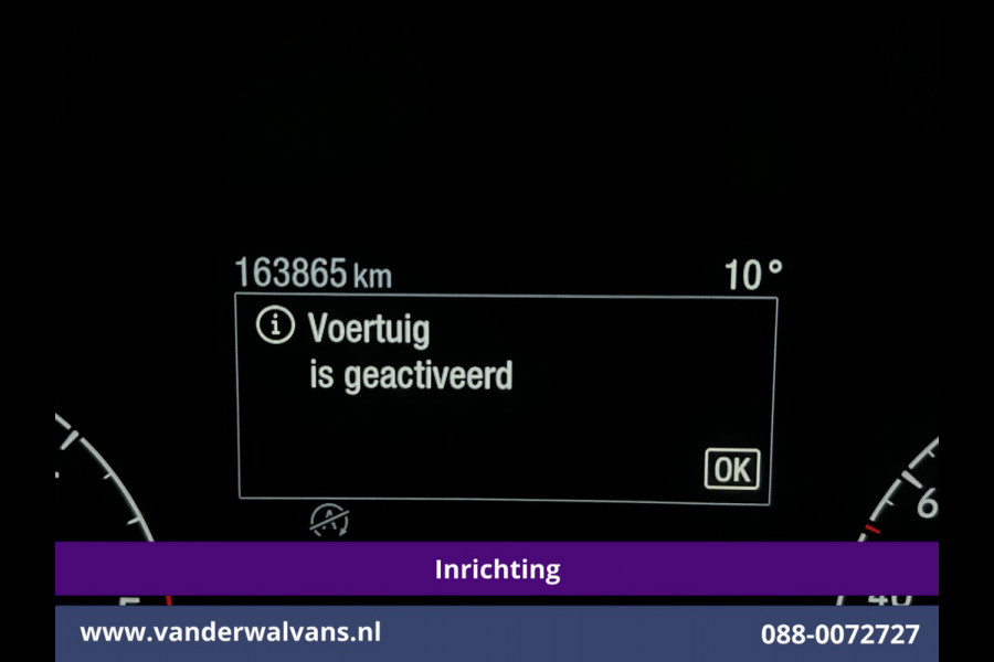 Ford Transit Custom 2.0 TDCI L1H1 Inrichting Euro6 Airco | Camera | LED | Cruisecontrol | Stoelverwarming | 2500kg Trekhaak Verwarmde voorruit, Parkeersensoren, Bijrijdersbank