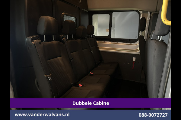 Ford Transit 2.0 TDCI 131pk L3H2 Dubbele Cabine Euro6 Airco | 7-Zits | Imperiaal | 2500kg Trekhaak | Cruisecontrol Verwarmde voorruit, Parkeersensoren