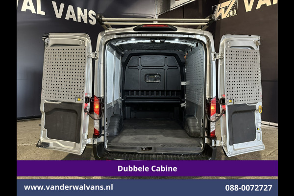 Ford Transit 2.0 TDCI 131pk L3H2 Dubbele Cabine Euro6 Airco | 7-Zits | Imperiaal | 2500kg Trekhaak | Cruisecontrol Verwarmde voorruit, Parkeersensoren