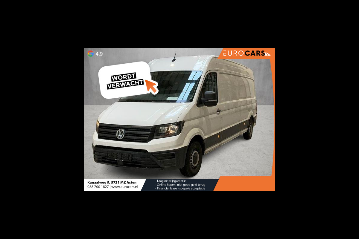 Volkswagen Crafter 35 2.0 TDI L4H3 Comfortline Automaat Carplay Cruise Control Stoelverwarming Standkachel 270 Graden Deuren Parkeersensoren