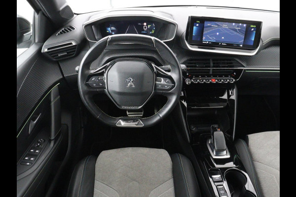 Peugeot e-208 EV GT 350 50 kWh | 27.200km NAP | SOH 93% | Stoelverwarming | Leder/Alcantara | Camera | Adaptive cruise | Carplay | Full LED | Navigatie | Climate control