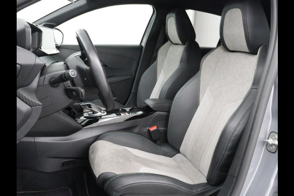 Peugeot e-208 EV GT 350 50 kWh | 27.200km NAP | SOH 93% | Stoelverwarming | Leder/Alcantara | Camera | Adaptive cruise | Carplay | Full LED | Navigatie | Climate control