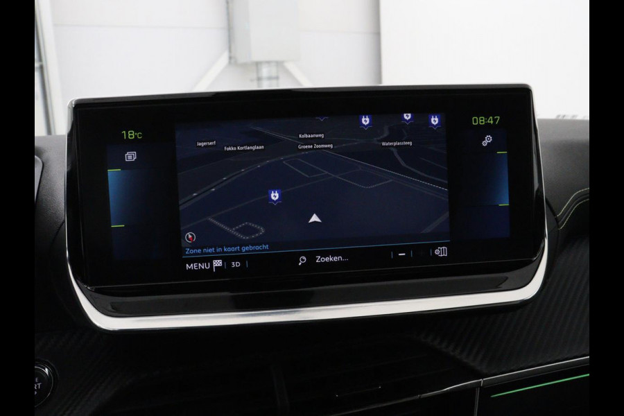 Peugeot e-208 EV GT 350 50 kWh | 27.200km NAP | SOH 93% | Stoelverwarming | Leder/Alcantara | Camera | Adaptive cruise | Carplay | Full LED | Navigatie | Climate control