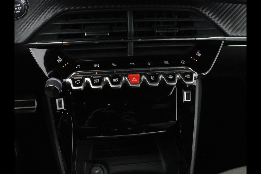 Peugeot e-208 EV GT 350 50 kWh | 27.200km NAP | SOH 93% | Stoelverwarming | Leder/Alcantara | Camera | Adaptive cruise | Carplay | Full LED | Navigatie | Climate control